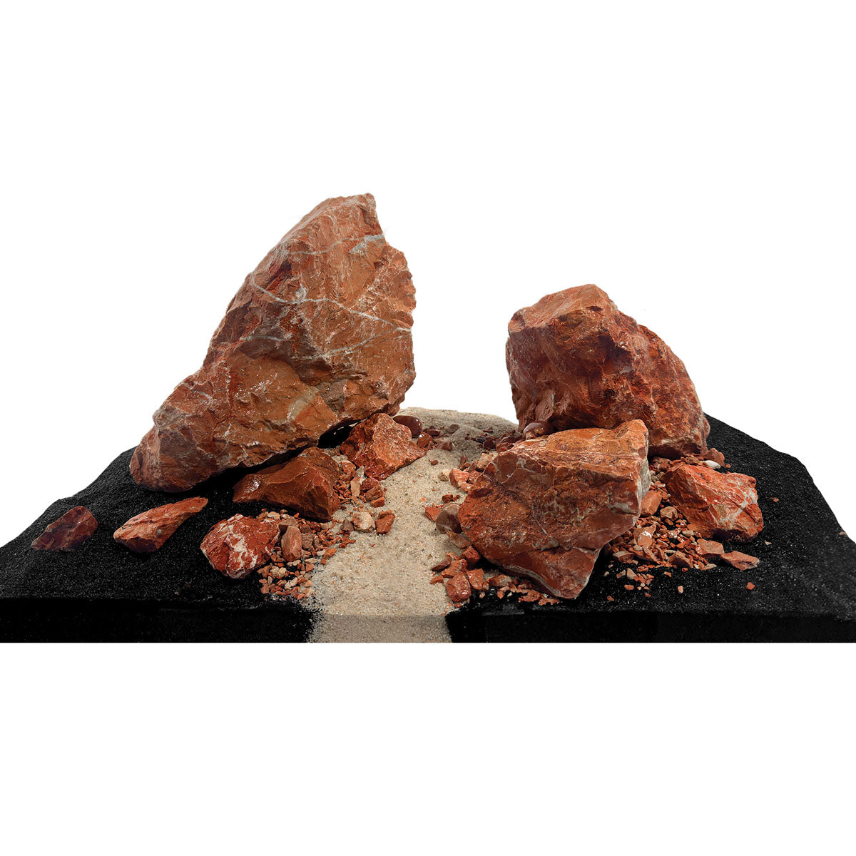 Fluval Red Stone Rock Aquarium Decoration Bundle