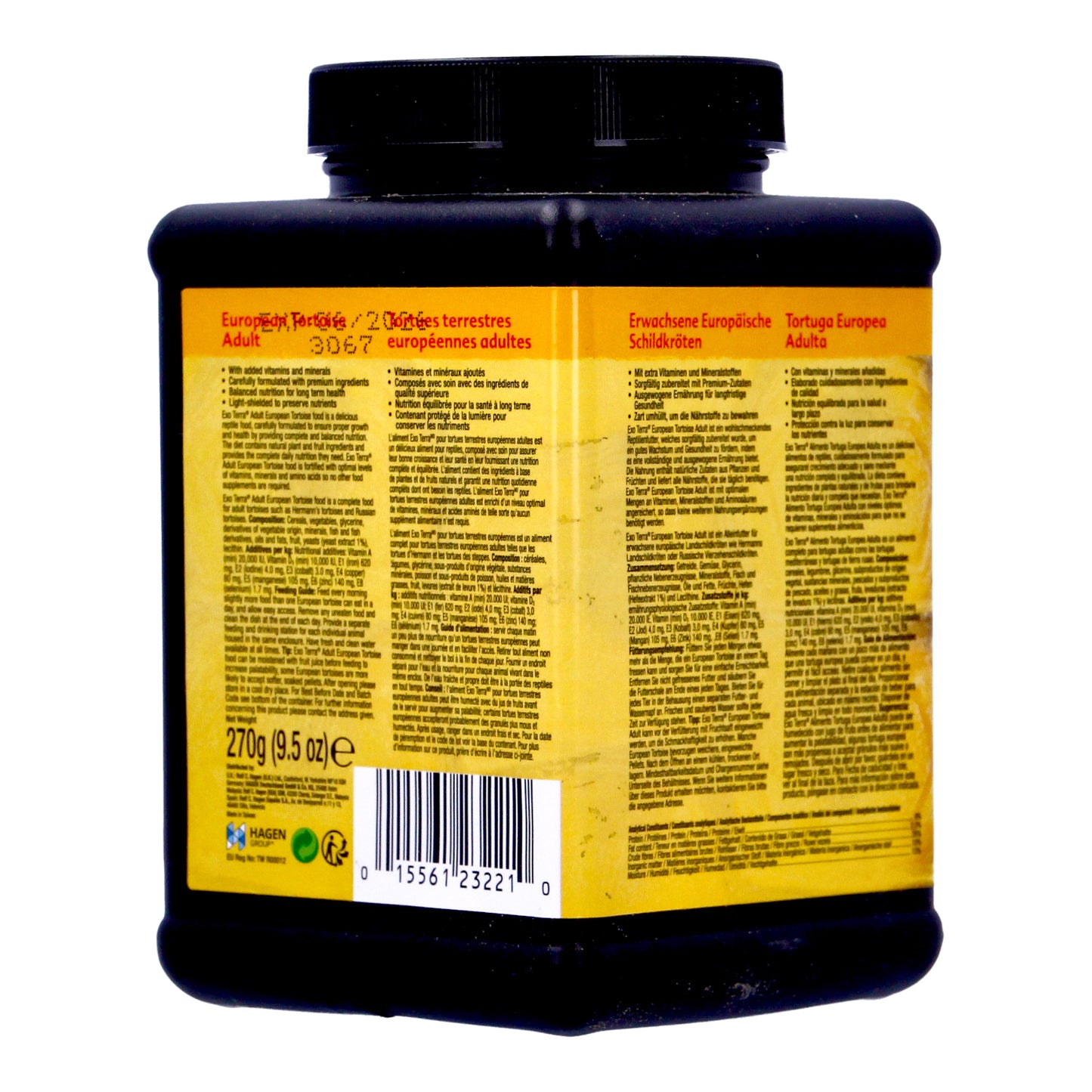 Exo Terra Adult European Tortoise Food 270g