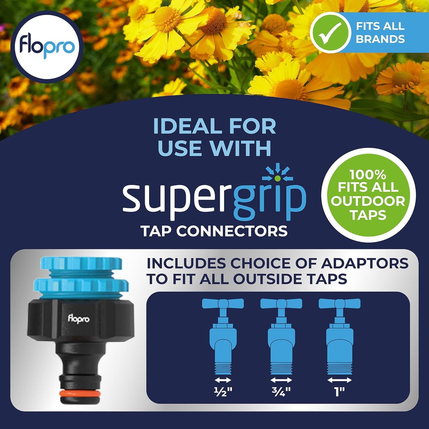 FloPro Garden Watering Multi Spray Gun Trigger 7 Patterns