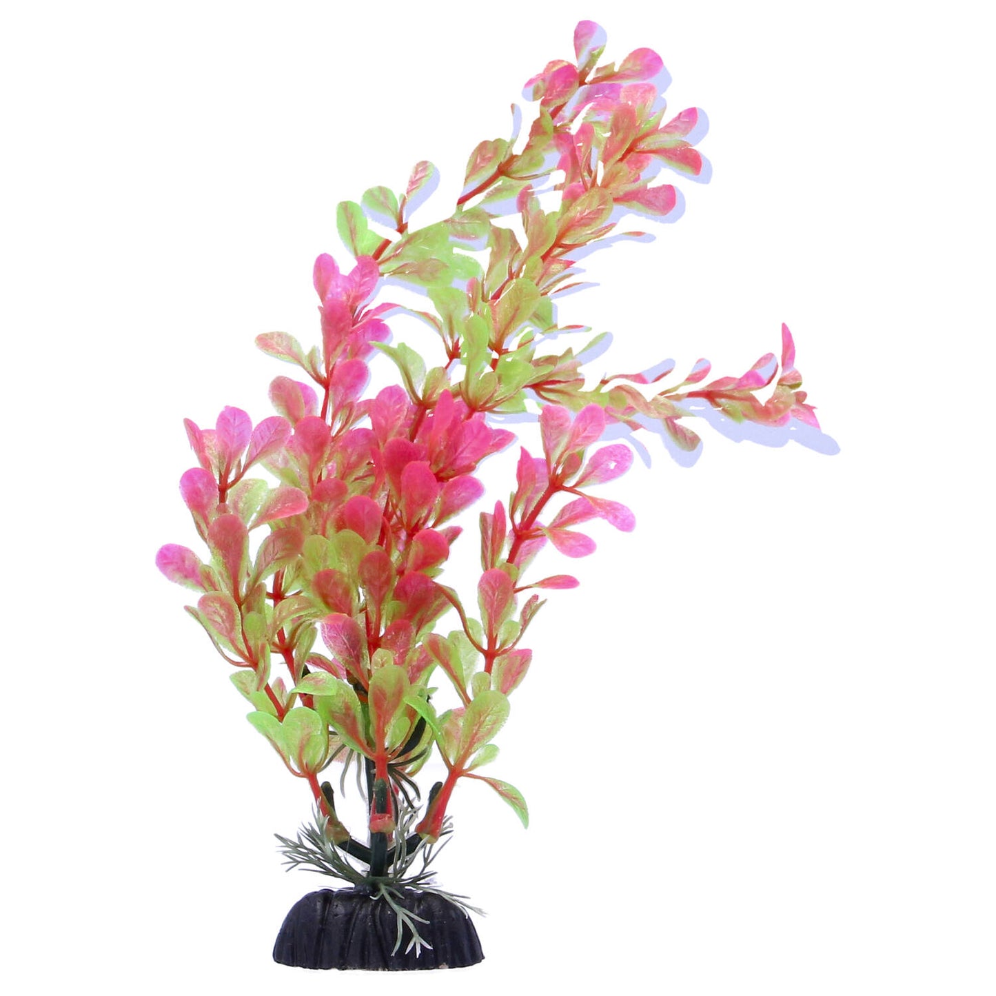 Multicoloured Plastic Aquarium Decoration Plants 10cm (Pack of 6)