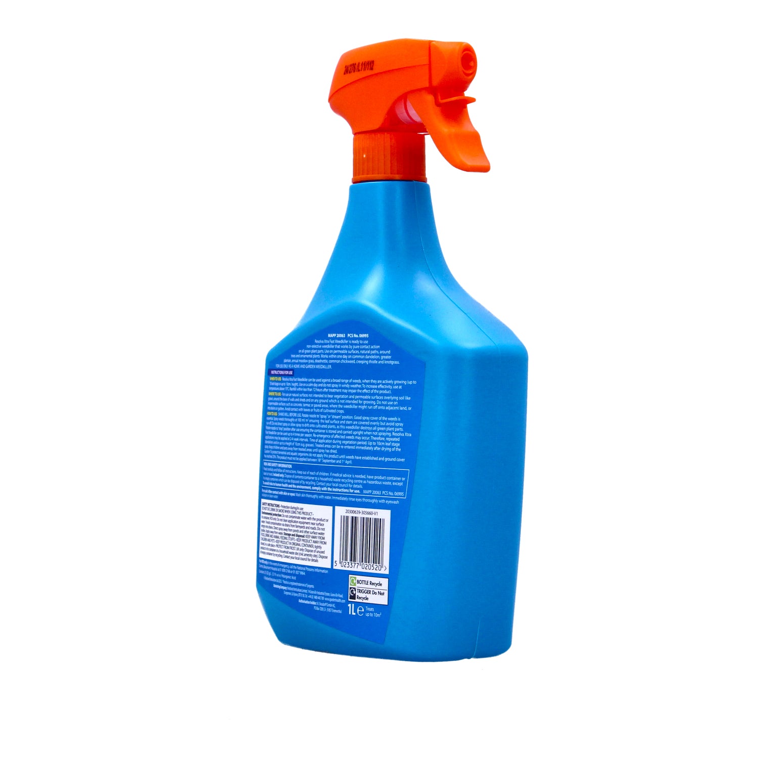 Resolva Xtra Fast Weedkiller RTU 1L