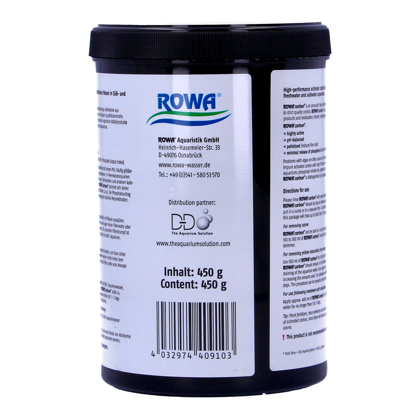 D-D Rowa Carbon Filter Media 450g