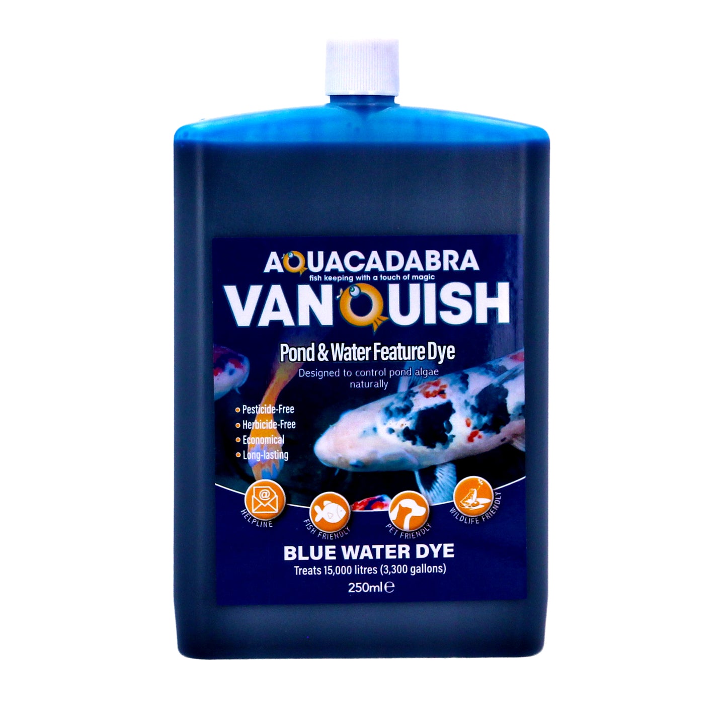 Aquacadabra Vanquish Pond Water Feature Dye Blue