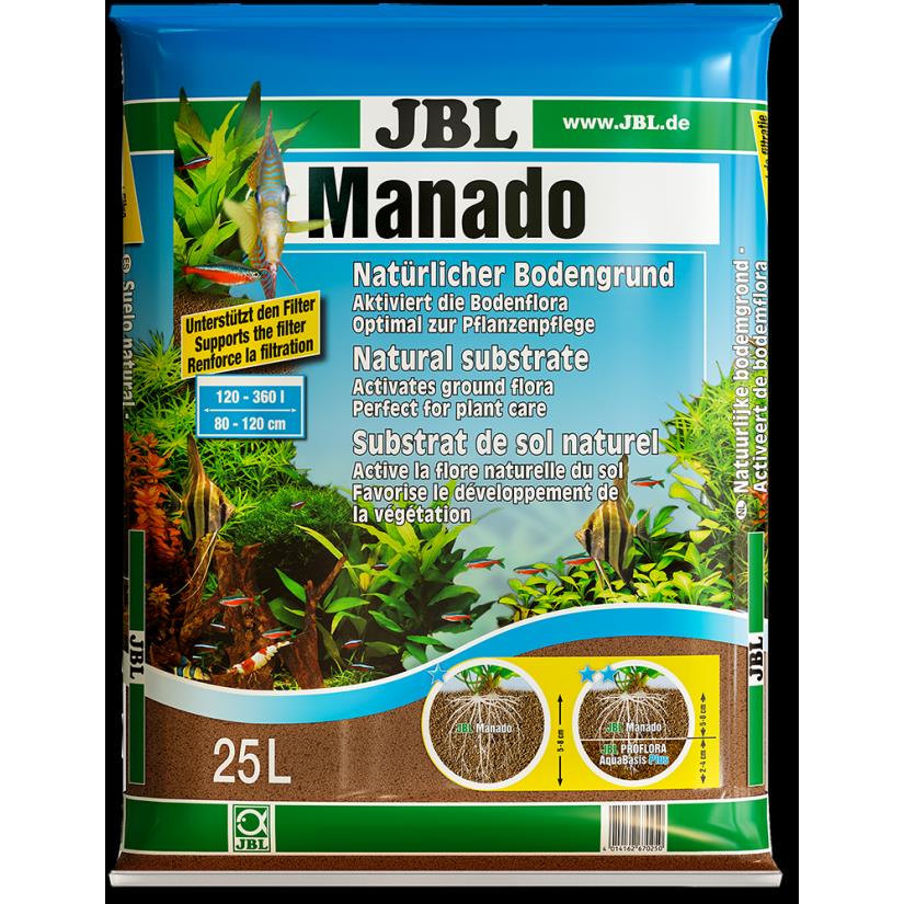 JBL Manado Natural Brown Aquarium Substrate 25L Planted Fish Tank Soil