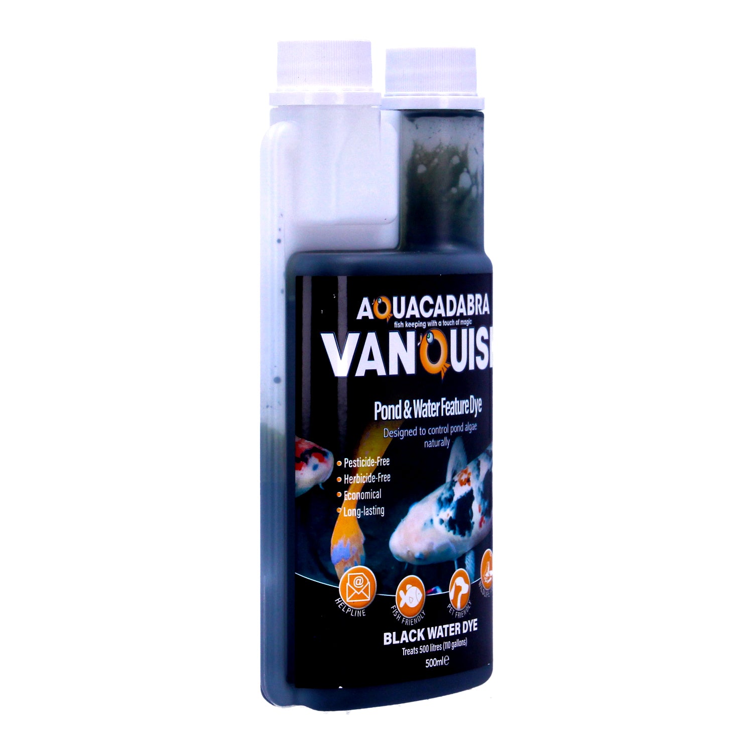 Aquacadabra Vanquish Pond Water Feature Dye Black