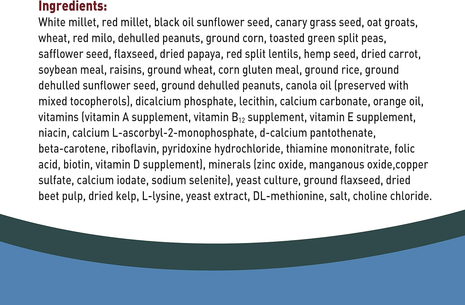 Living World Premium Food for Lovebirds/Cockatiels 908g