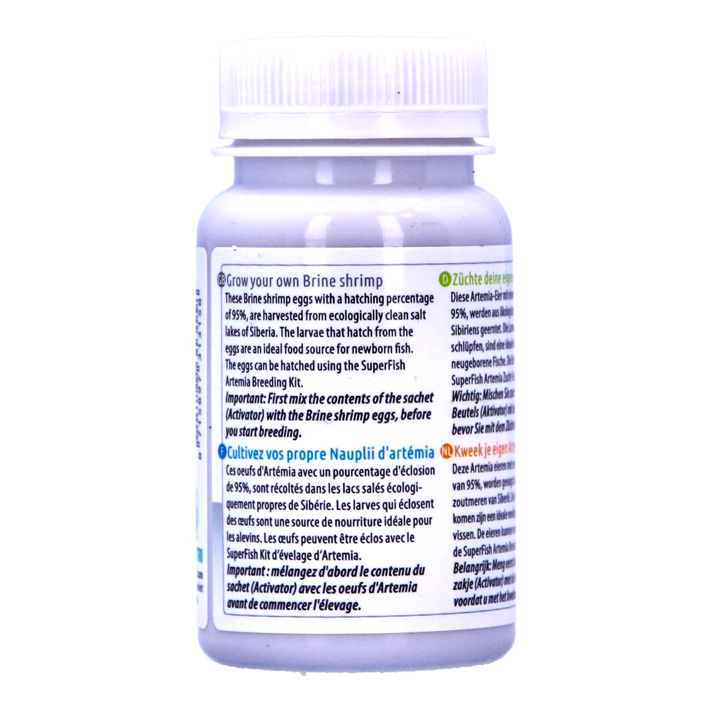 Superfish 95% Hatch Brine Shrimp Eggs, 50g