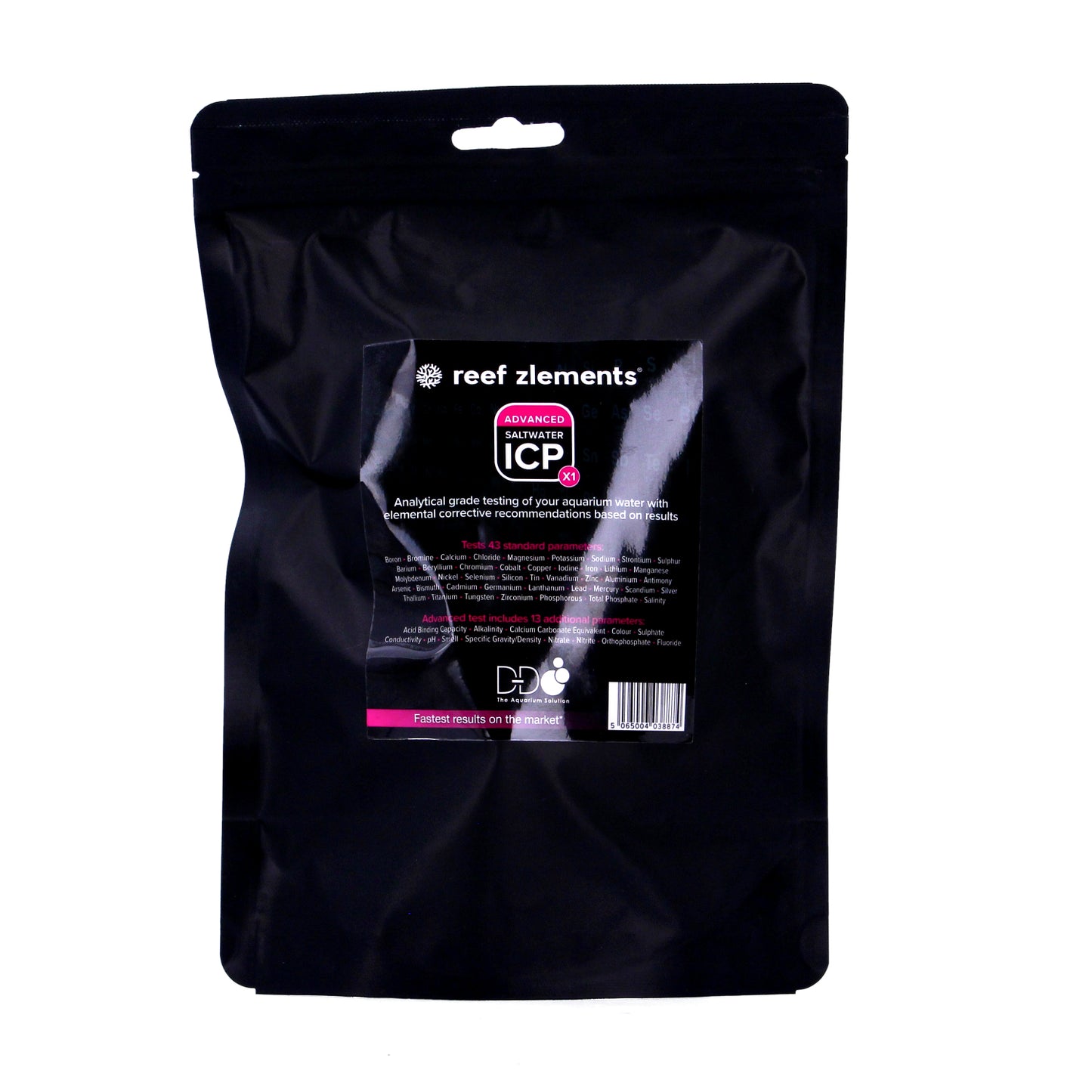 Reef Zlements ICP Saltwater Test, Advanced