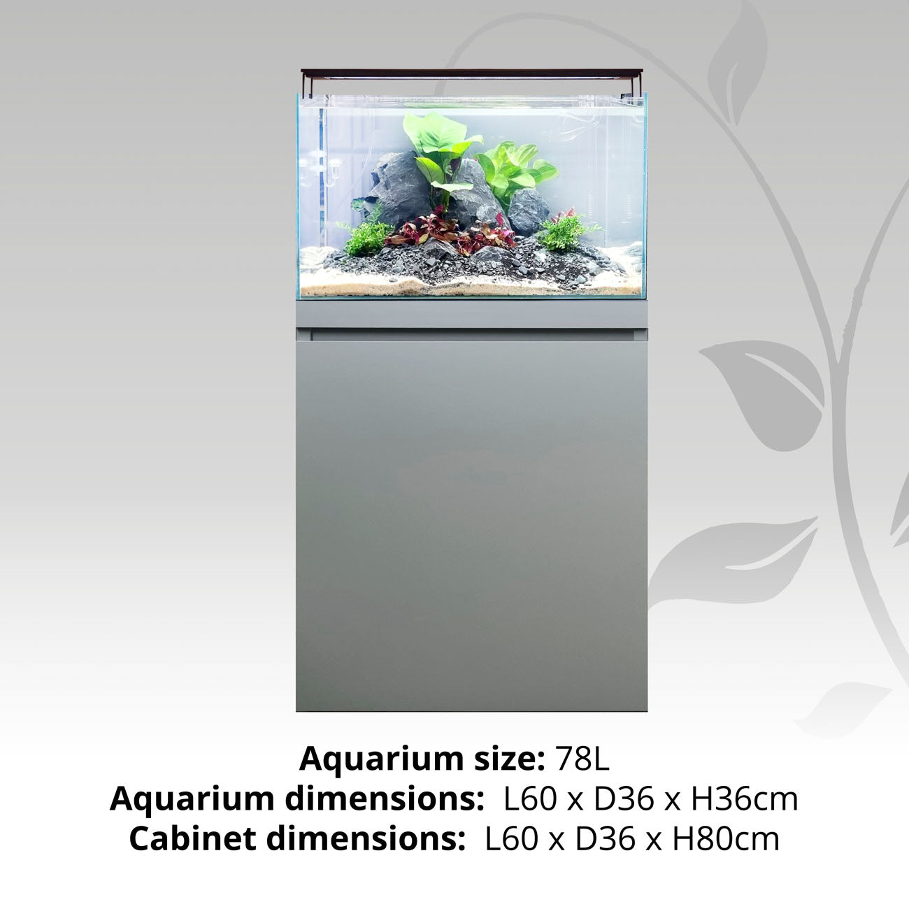 Fluval Visi 60: 78L Aquarium & Cabinet Kits