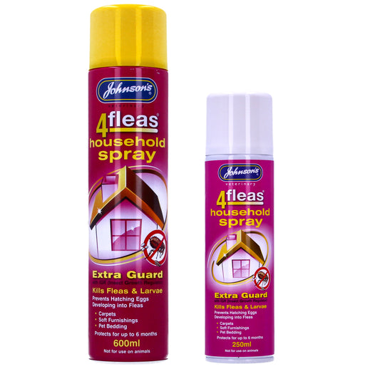 Johnsons 4Fleas IGR Home Household Flea Spray – 250ml & 600ml
