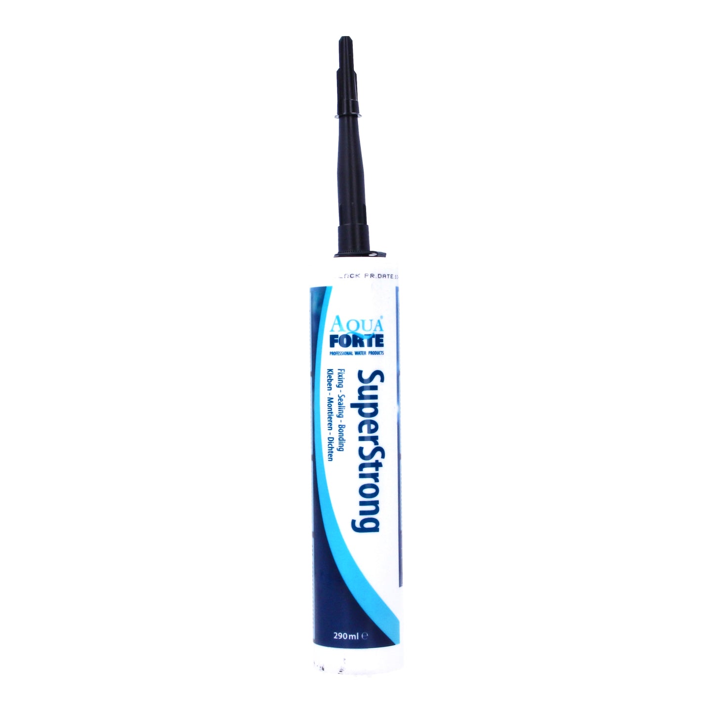 AquaForte Fix & Seal 290ml – Black & Clear Aquarium Sealant
