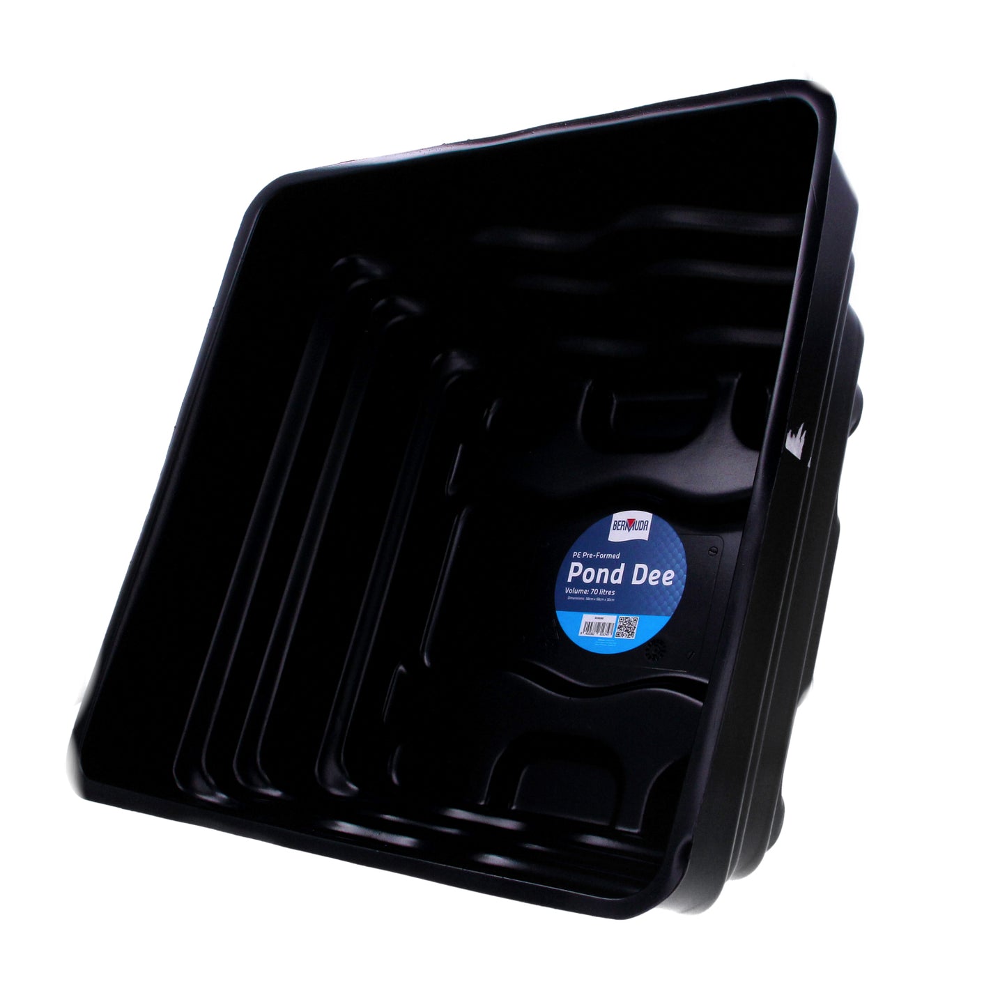 Bermuda Pre-Formed Pond Garden Moulded Plastic Pool Dee 70Lt