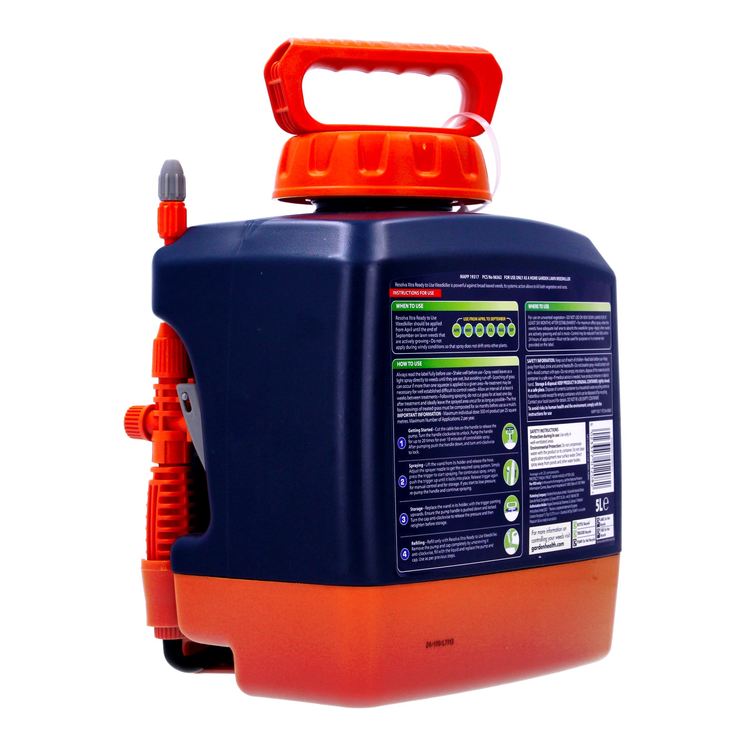 Resolva Xtra Tough Weedkiller 5L Power Pump (Xtra RTU)