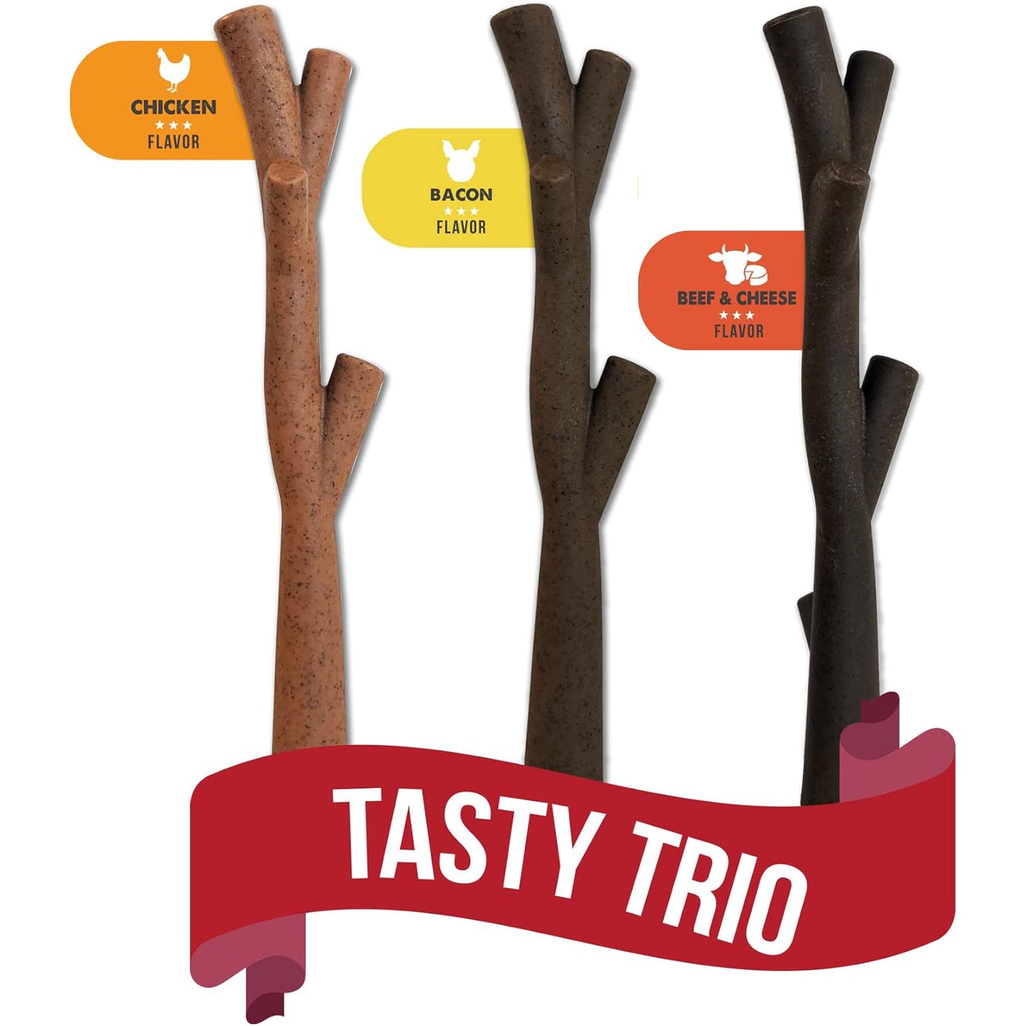 Zeus Nosh Strong Chew Sticks 3 Pack