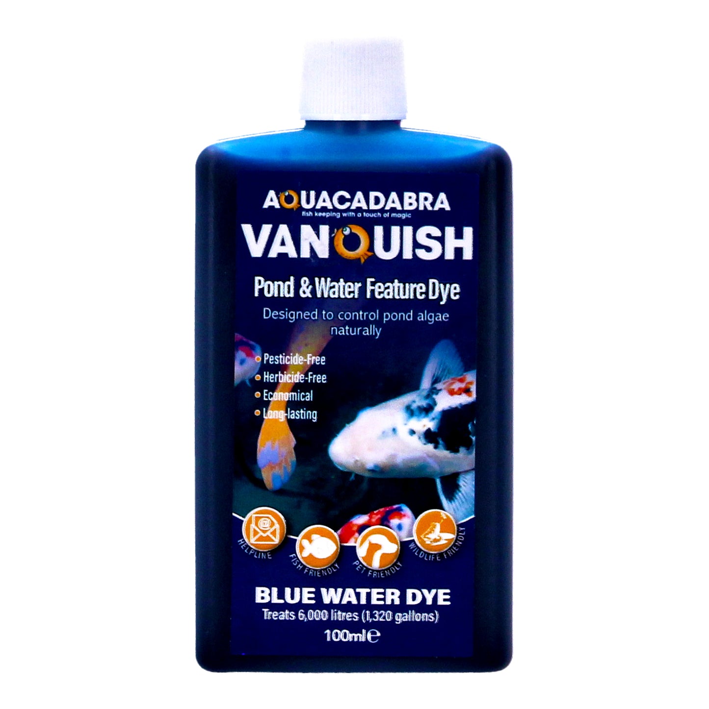 Aquacadabra Vanquish Pond Water Feature Dye Blue