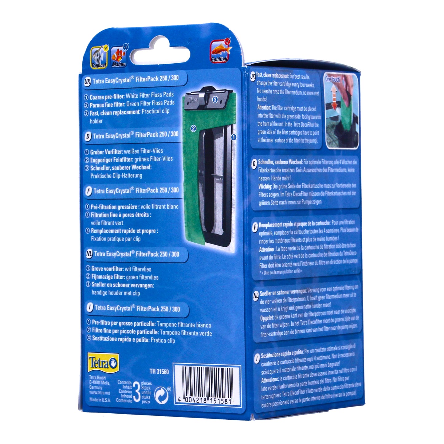 TetraTec EasyCrystal 250/300 Filter Media
