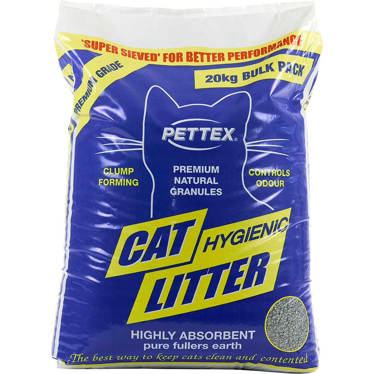 Pettex Premium Clumping Cat Litter 14.5kg Natural Unscented