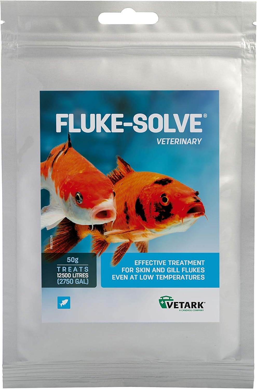 Vetark Fluke-Solve Fish Wormer Skin Gill Treatment 50g