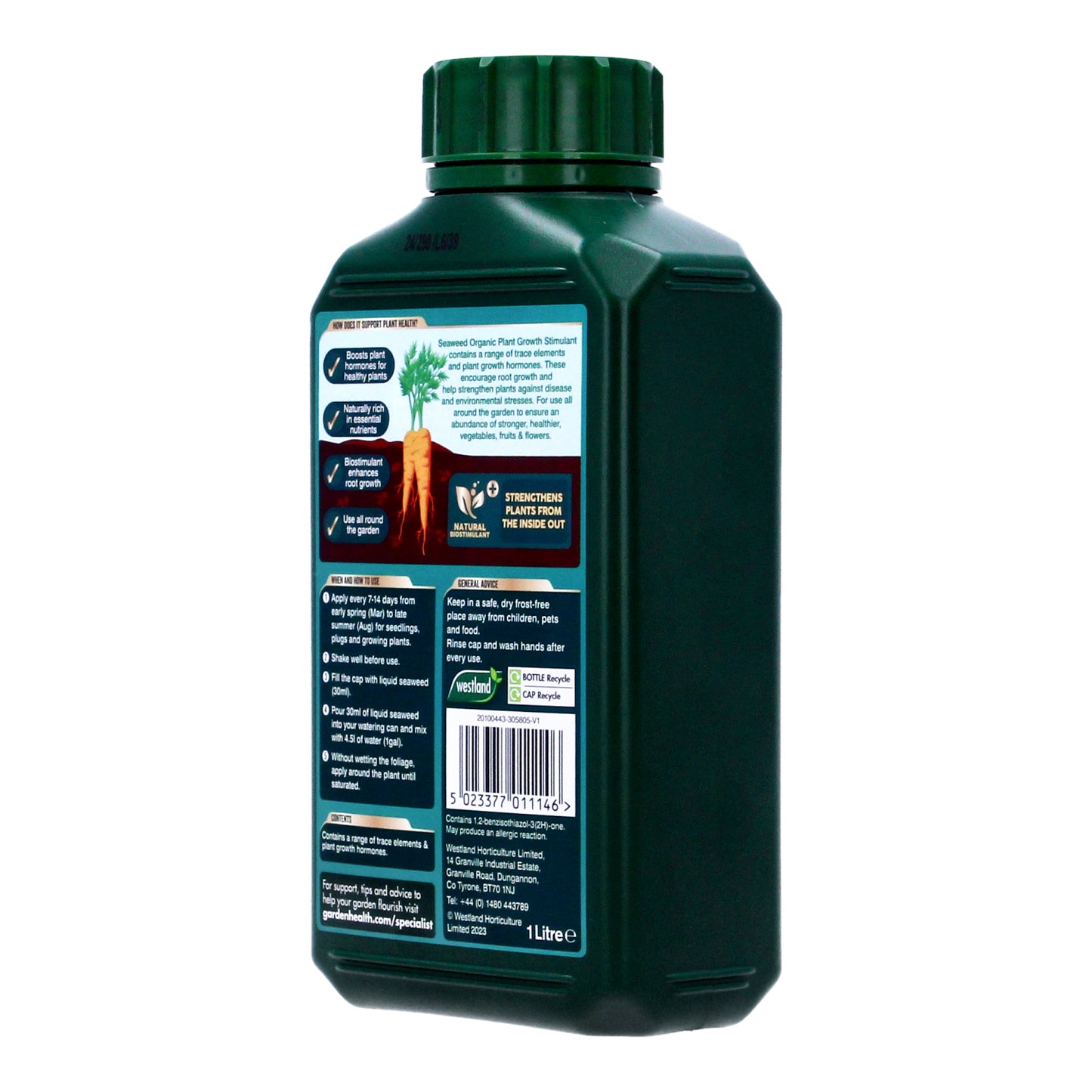 Westland Organic Seaweed Liquid 1L Plant Growth Stimulant