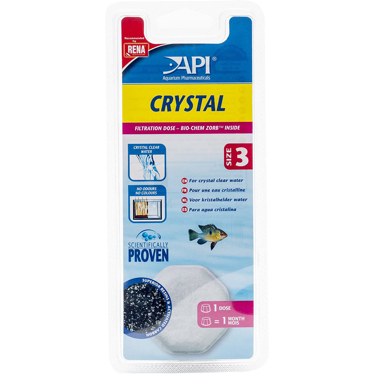 API Crystal Filter Media - Size 3 (fits SC 120/150)