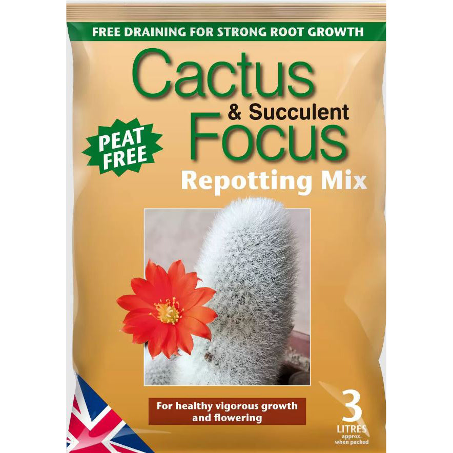 Growth Technology Cactus & Succulent Focus Repotting Mix Peat Free