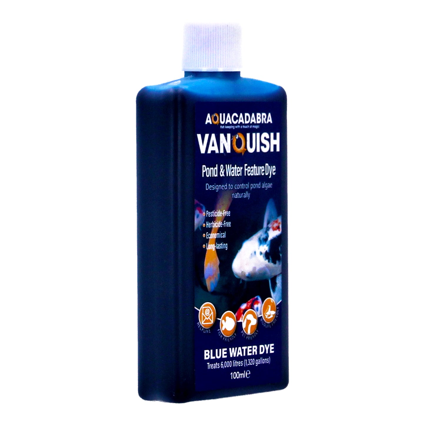 Aquacadabra Vanquish Pond Water Feature Dye Blue
