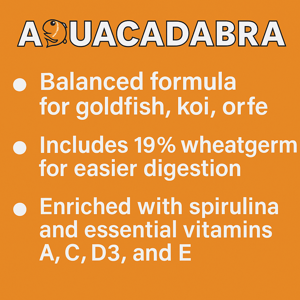 Aquacadabra Pond Wheatgerm Winter Autumn Cold Weather Koi Fish Food Sticks