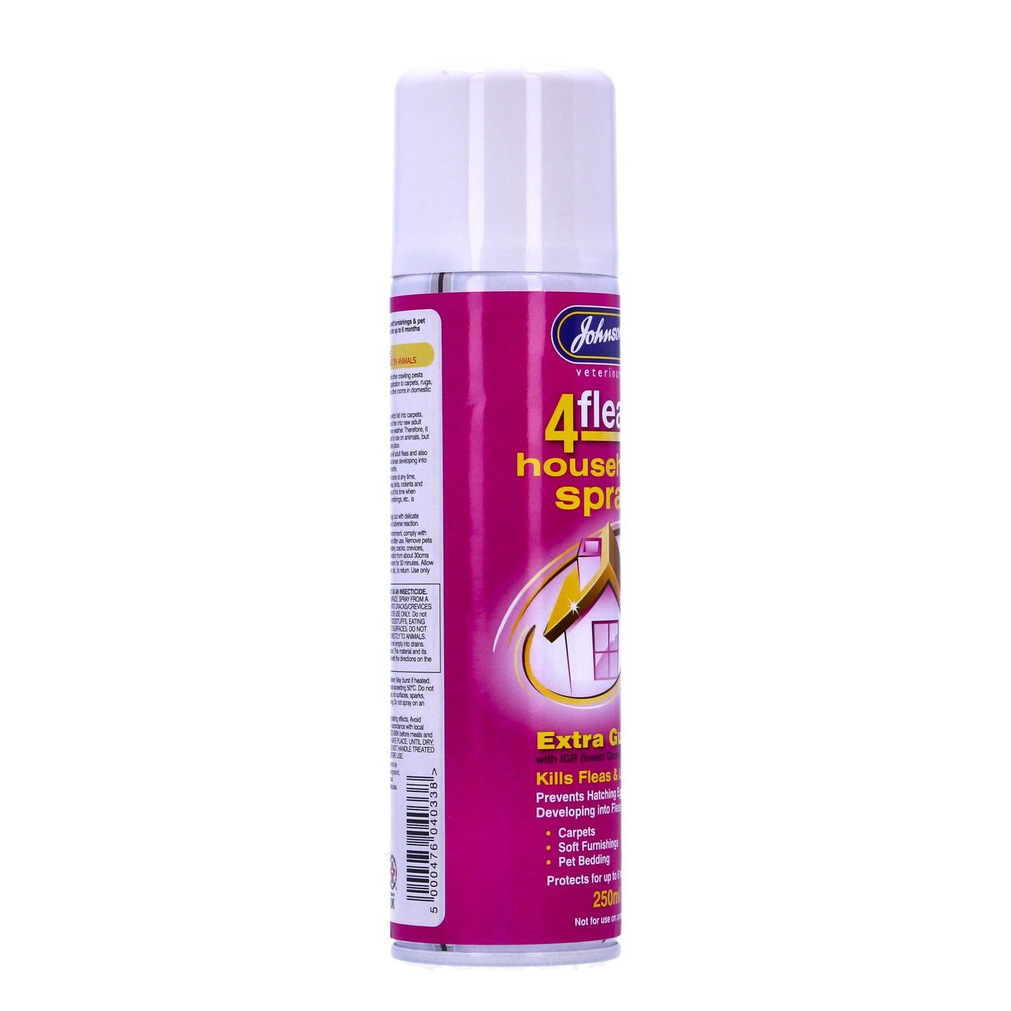 Johnsons 4Fleas IGR Home Household Flea Spray – 250ml & 600ml