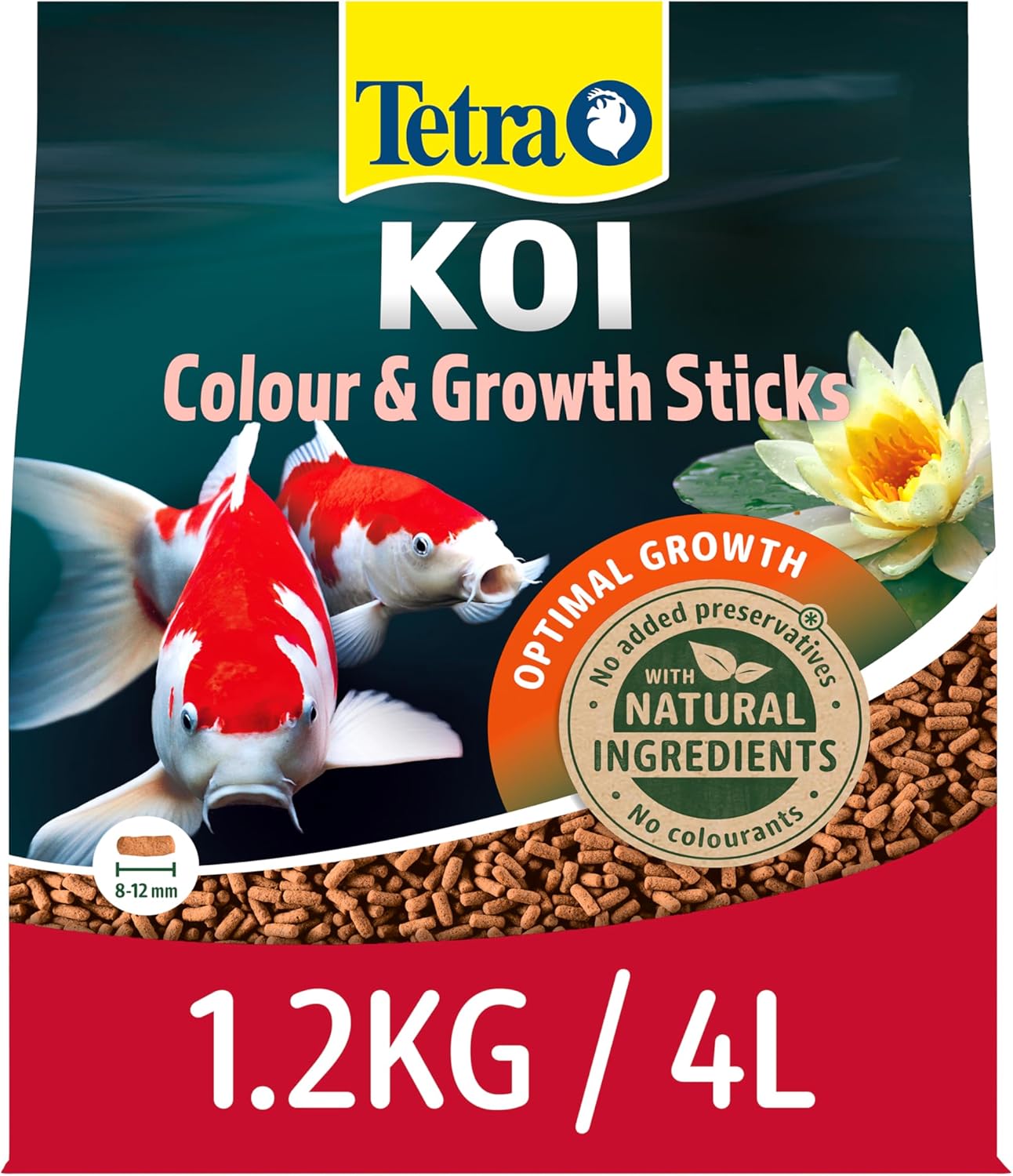 Tetra Pond Koi Sticks Colour and Growth