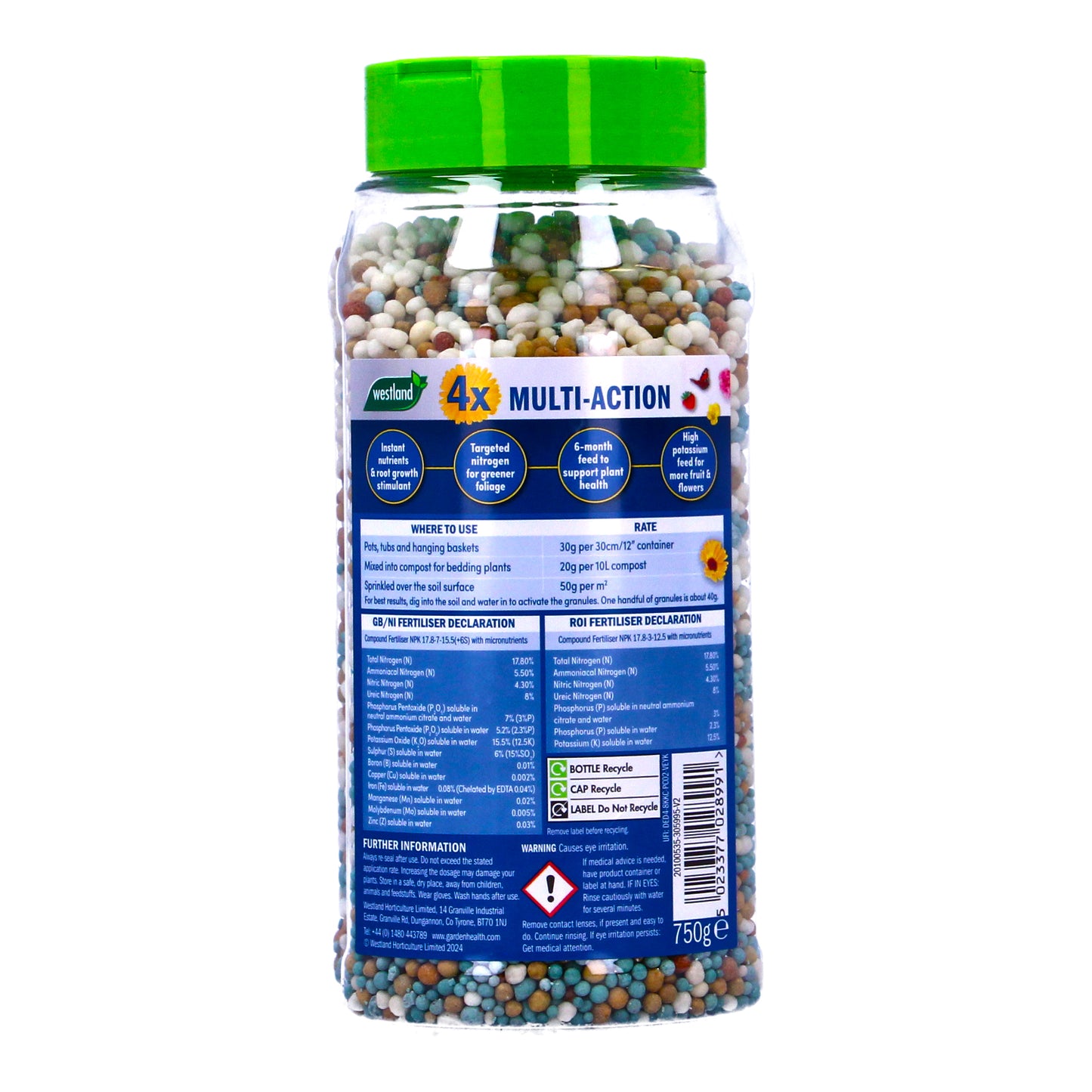 Westland Boost Slow Release Plant Food 750g