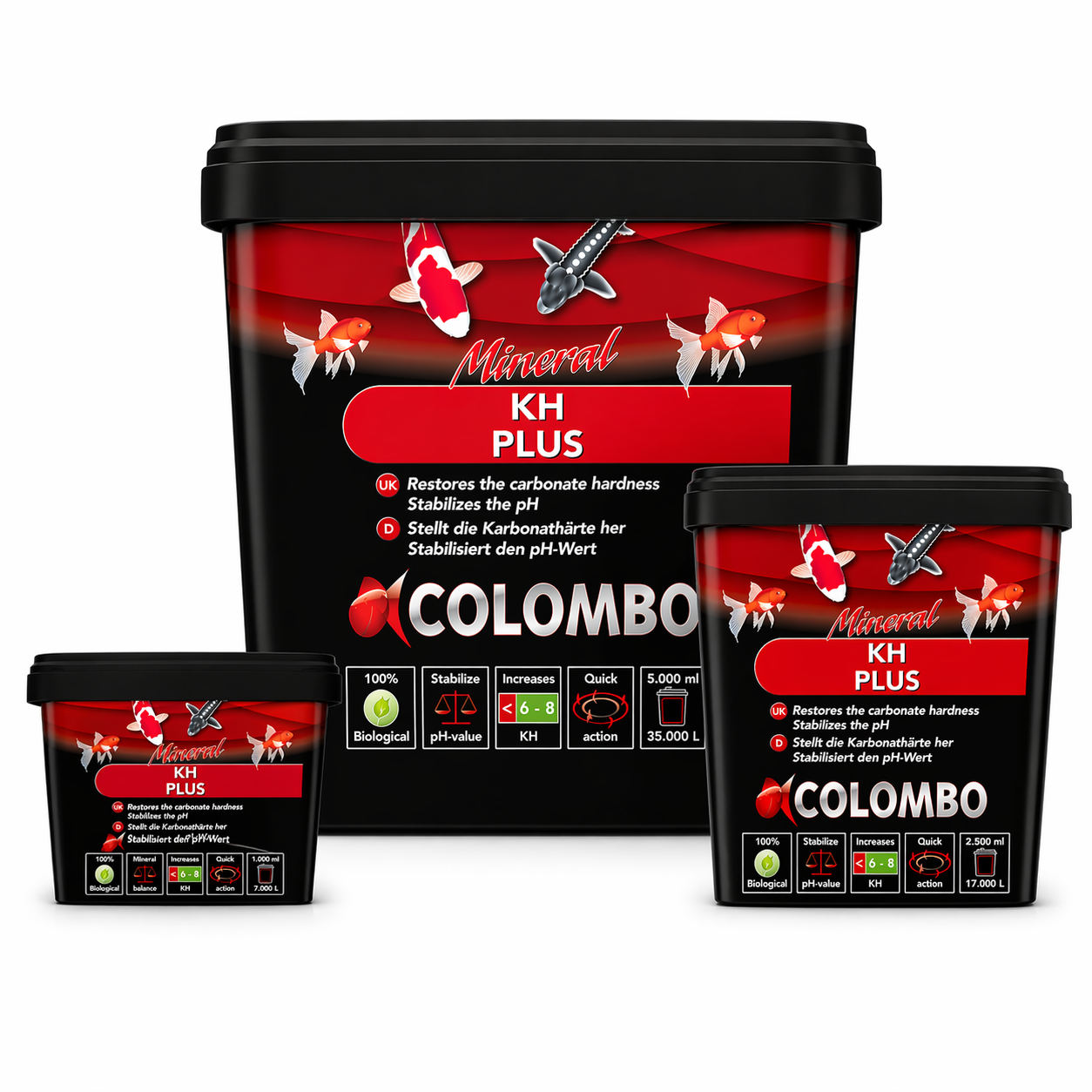 Colombo KH Plus Pond Carbonate Hardness Booster | Stabilises pH & Water Quality