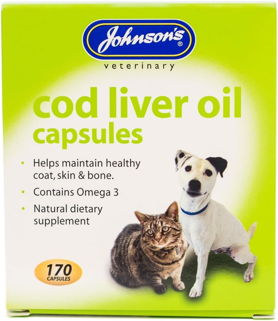 Johnsons Cat and Dog Cod Liver Oil Capsules