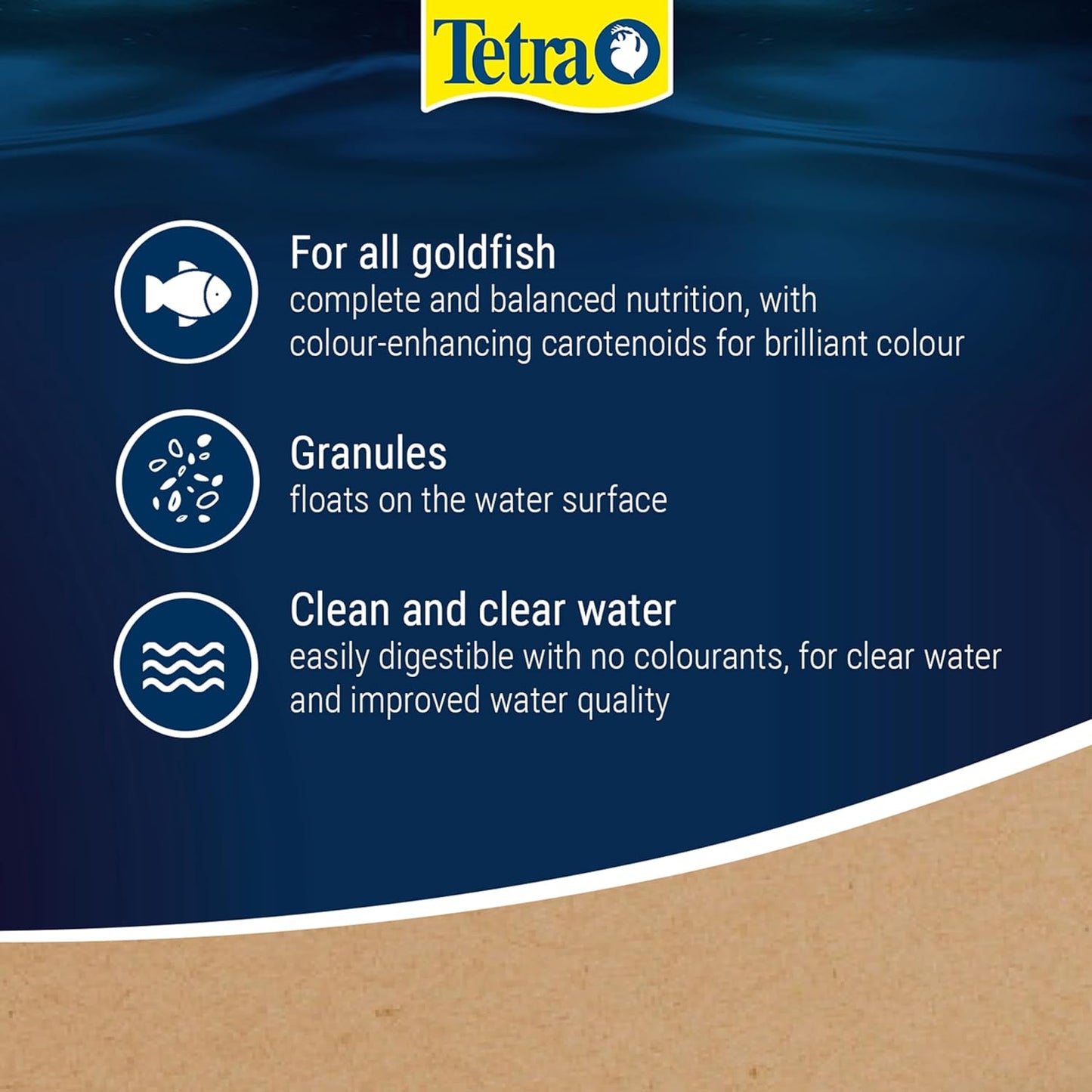 Tetra Goldfish Gold Colour 75g