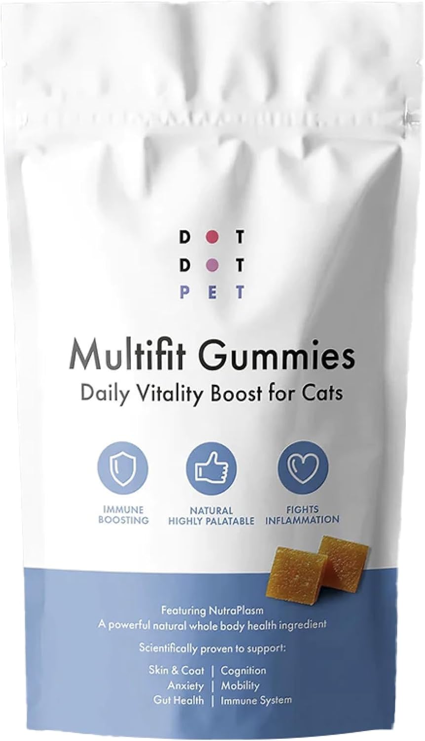 DotDotPet Daily Pet Supplements for Dogs & Cats – Collagen, Plasma, Vitamins