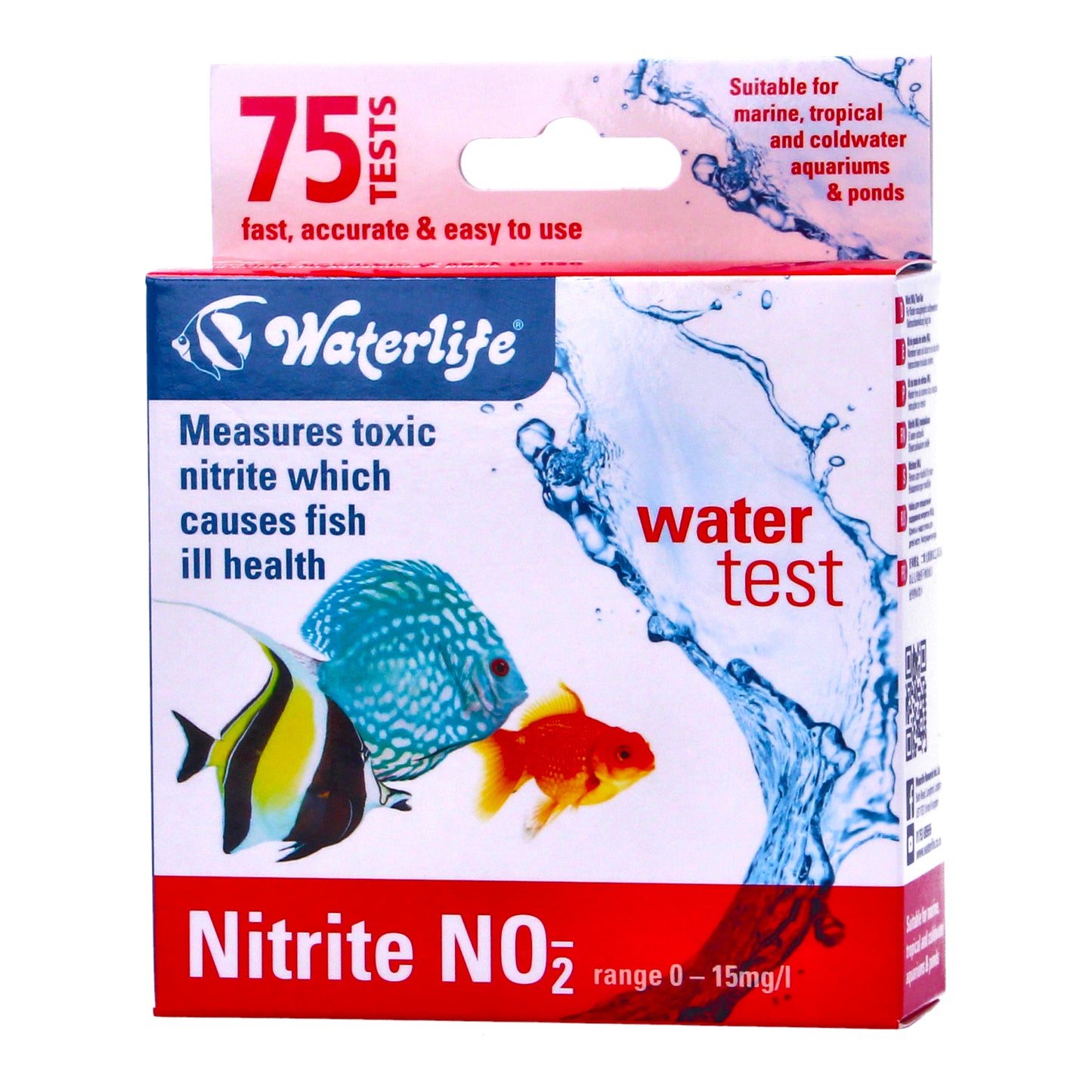 Waterlife Nitrite NO2 Water Test