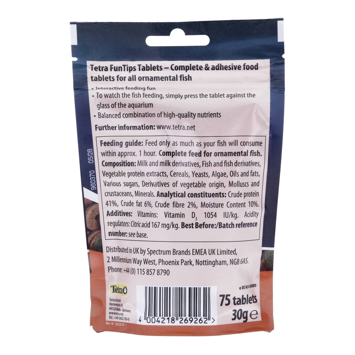 Tetra Fun Tips Tropical Aquarium Fish Food