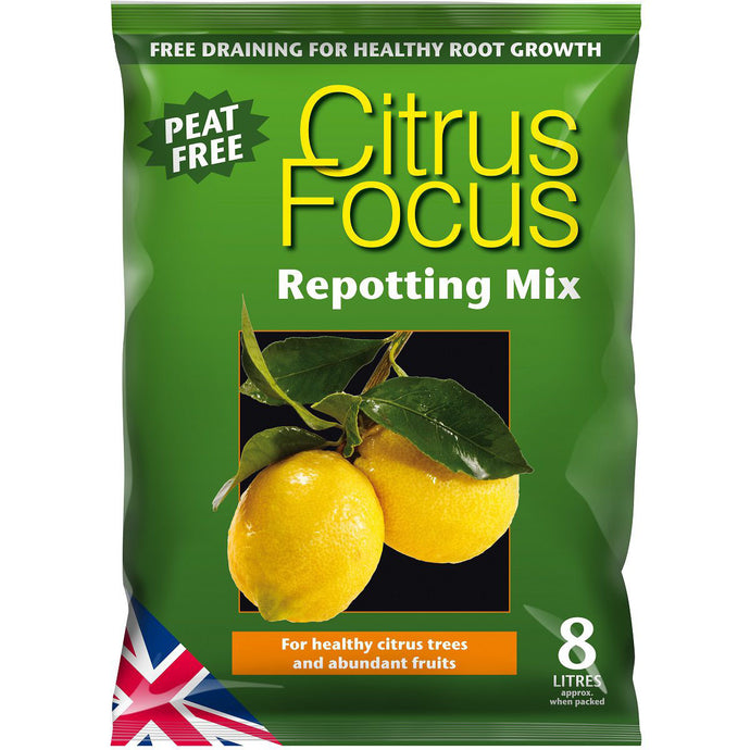 Growth Technology Citrus Focus Repotting Mix Peat Free 8L 