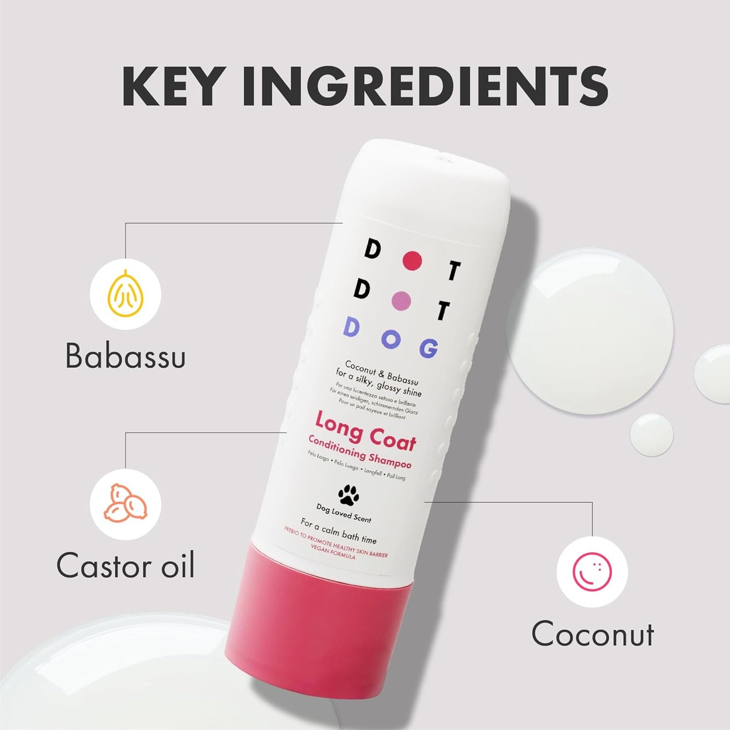 Dot Dot Pet Hypoallergenic Calming Sensitive Skin Safe Dog Shampoo