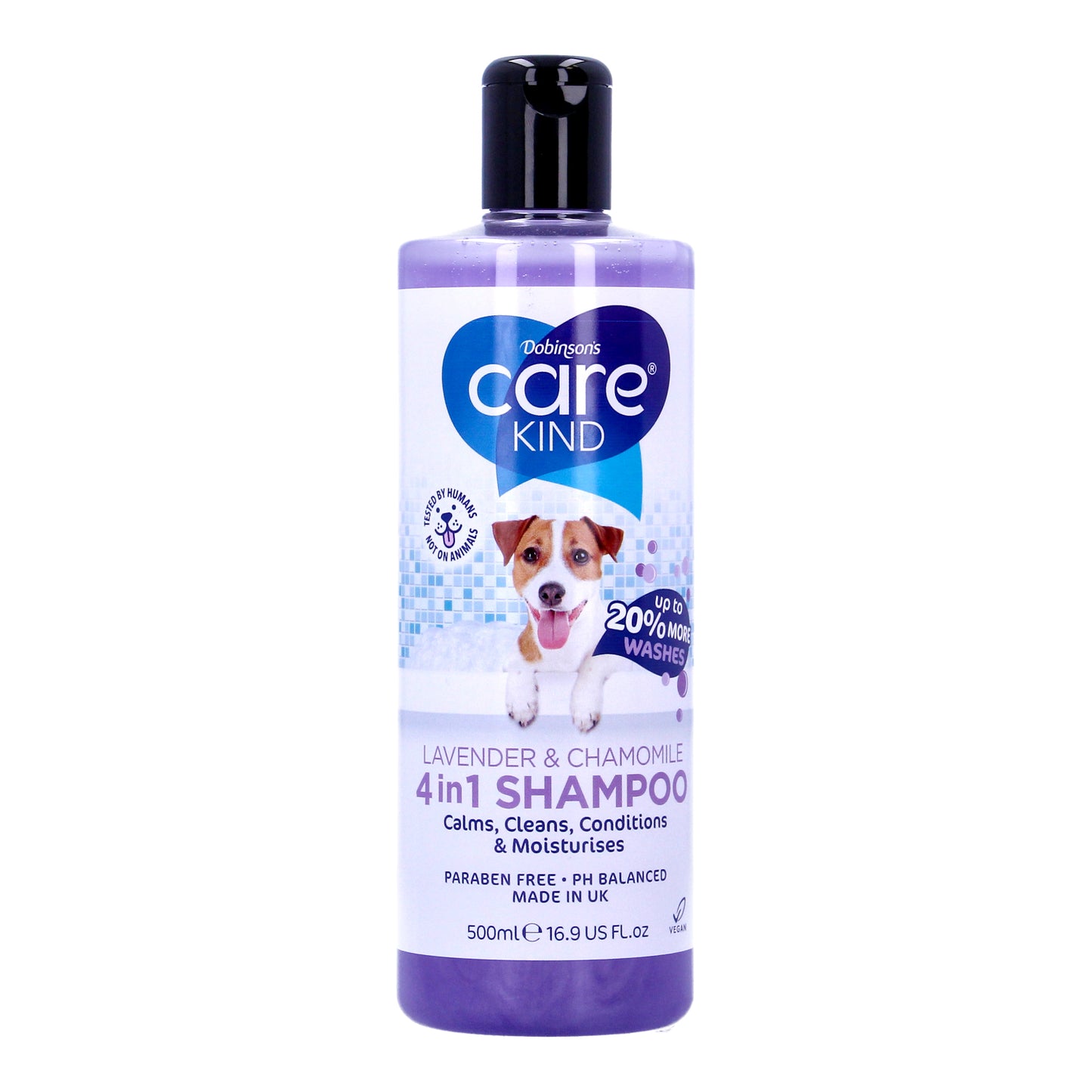 Carekind 4 in 1 Dog Vegan Lavender Puppy Chamomile Shampoo 250ml/500ml