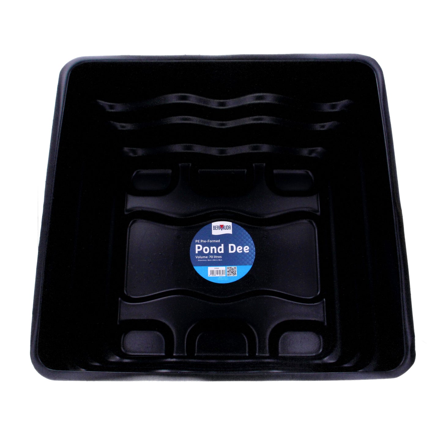 Bermuda Pre-Formed Pond Garden Moulded Plastic Pool Dee 70Lt