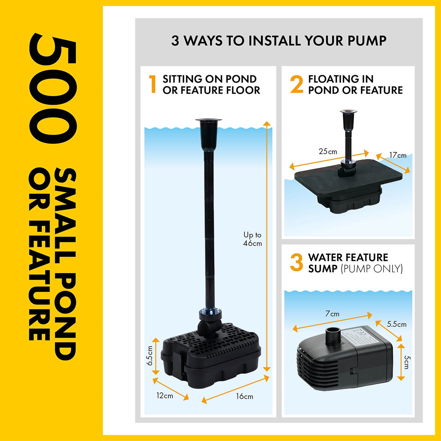 Blagdon Liberty Solar Pump 500 & LED