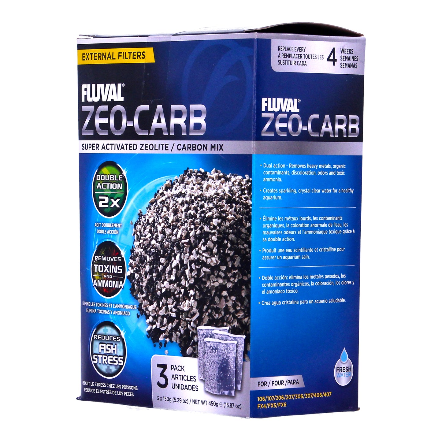 Fluval Zeo-Carb Media 450g