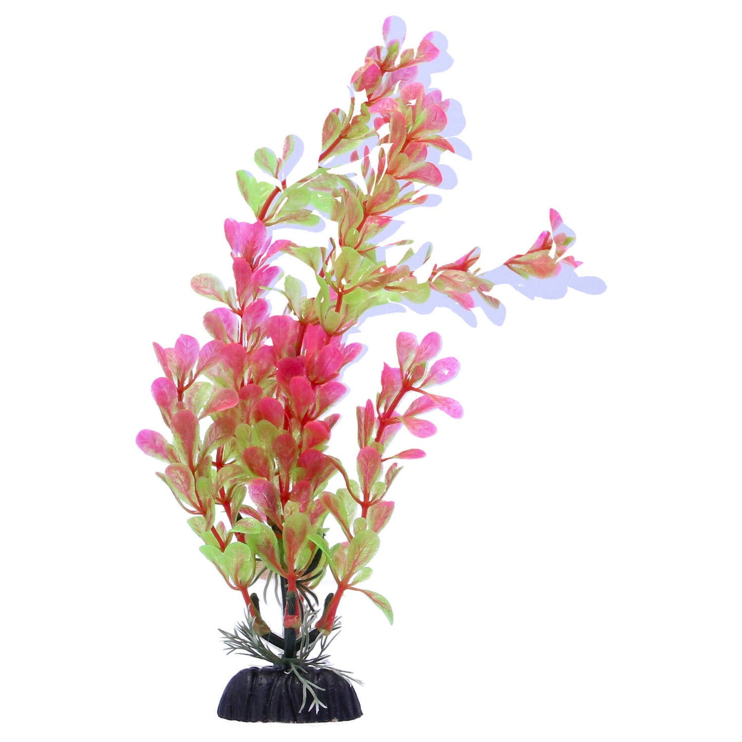Multicoloured Plastic Aquarium Decoration Plants 10cm (Pack of 6)