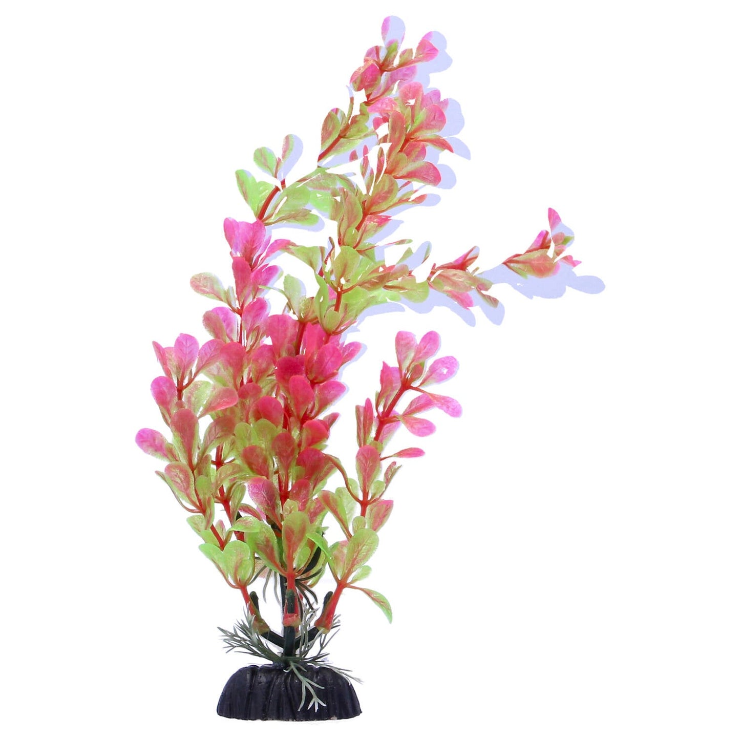 Multicoloured Plastic Aquarium Decoration Plants 10cm (Pack of 6) (Reward)