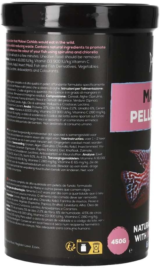 Fish Science Malawi Pellet 115g and 450g Aquarium Fish Food FishScience