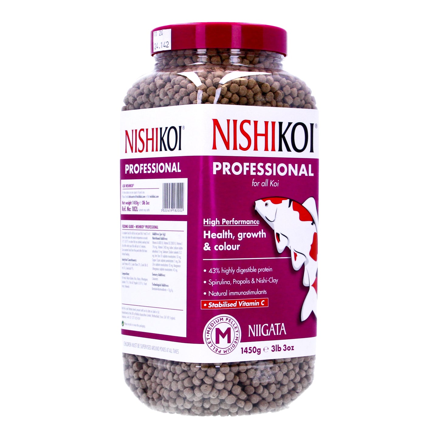 Nishikoi Niigata Medium Pellet 1450g
