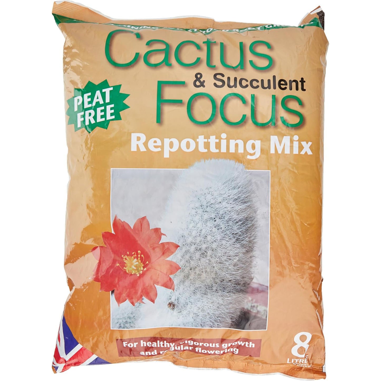 Growth Technology Cactus & Succulent Focus Repotting Mix Peat Free
