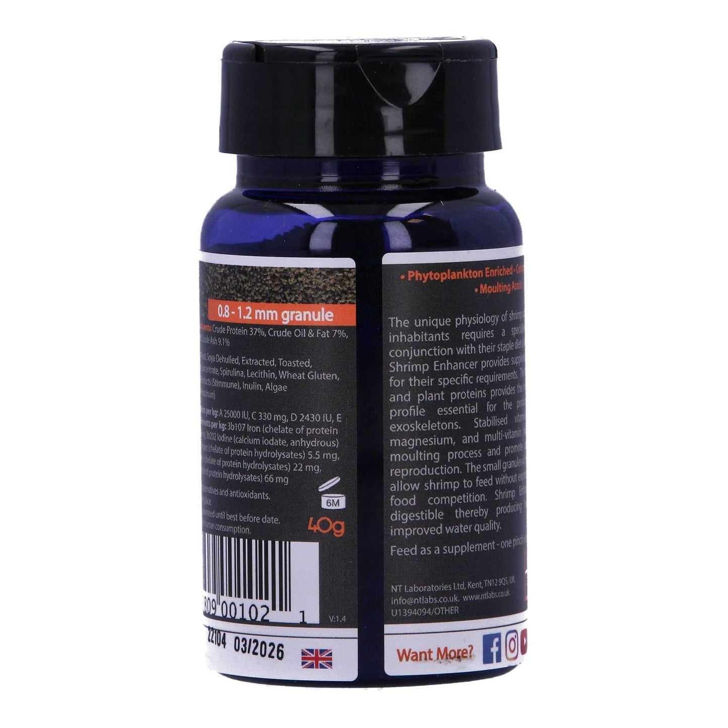 NT Labs Pro-F Shrimp Enhancer 40g