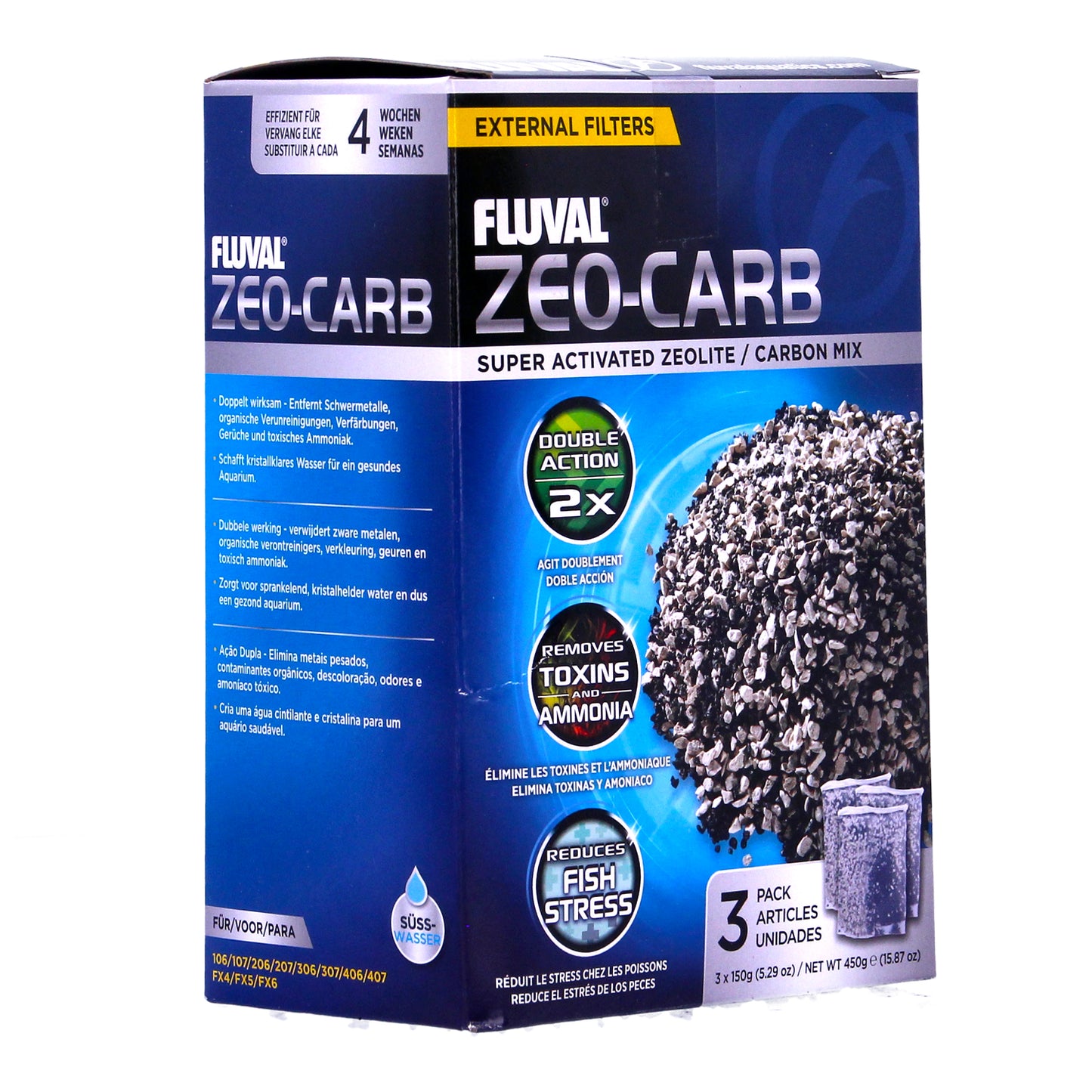 Fluval Zeo-Carb Media 450g