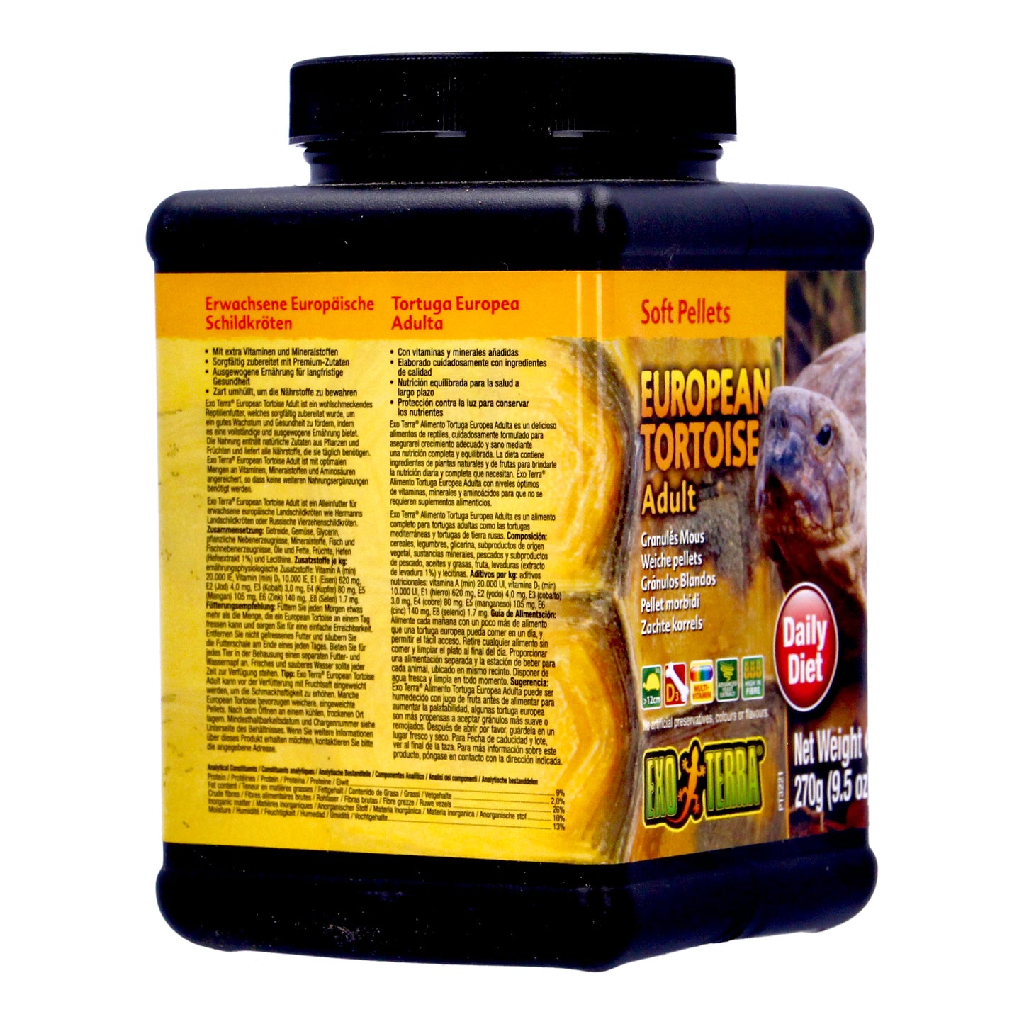 Exo Terra Adult European Tortoise Food 270g